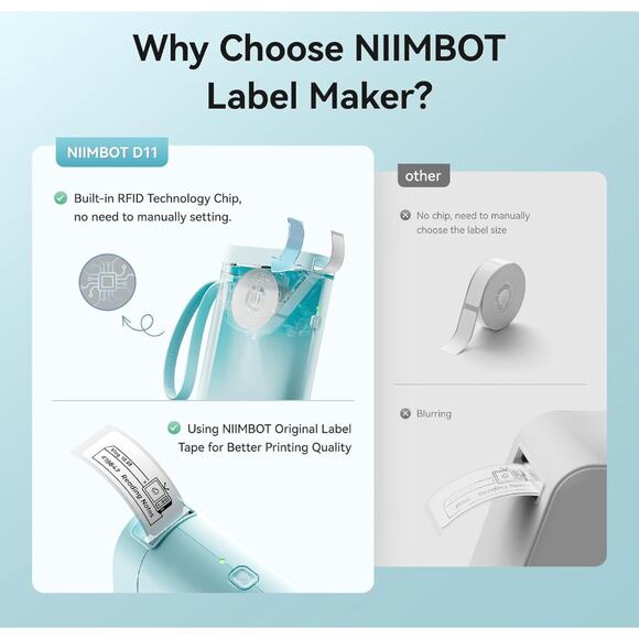 Label Maker Tape Included Wireless Multiple Templates USB Rechargeable - Picture 4 of 9